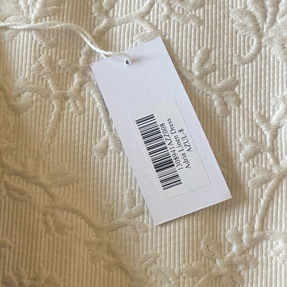 Reformation Adria Linen Dress in Azul - Picture 9 of 9